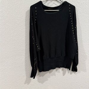 Joseph Black Studded Sweatshirt